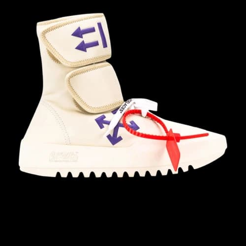 Off-White Moto Wrap Sneakers 'Beige Purple' (Women's)