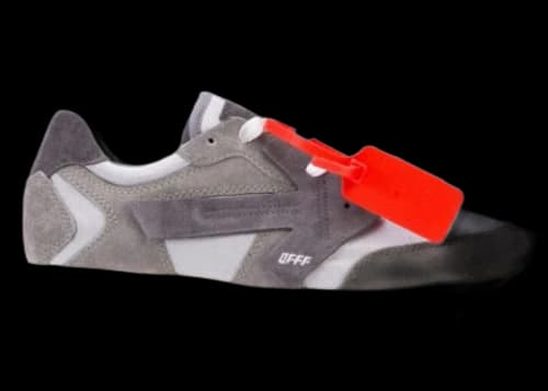 Off-White Suede Runner Grey (Women's)