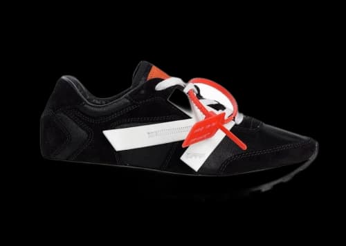 Off-White Suede Runner Black (Women's)