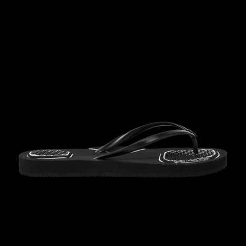 Off-White Plaque Flip Flops 'Black' (Women's)