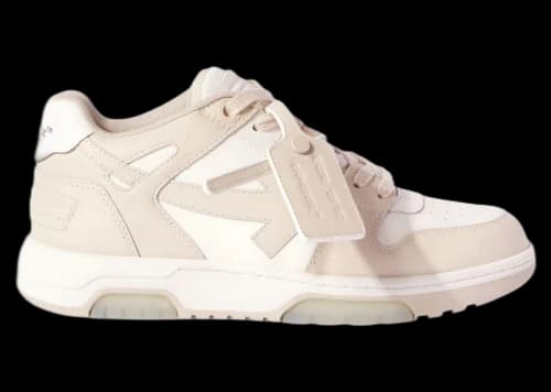 OFF-WHITE Out Of Office OOO Low Tops Beige (Women's)