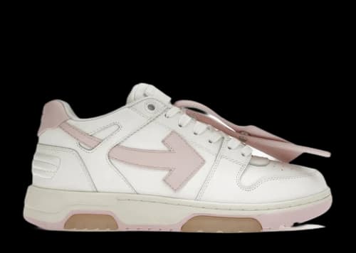 OFF-WHITE Out Of Office OOO Low Tops White Light Pink (Women's)