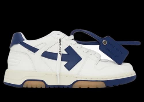 OFF-WHITE Out Of Office "OOO" Low White Navy