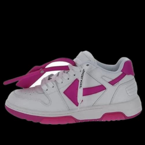 Off-White Out Of Office Calf Leather 'White Purple' (Women's)