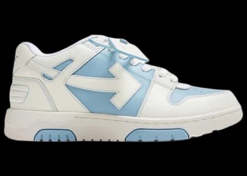 OFF-WHITE Out Of Office OOO Low Tops Light Blue White (Women's)