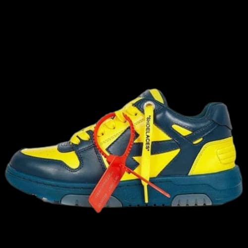 Off-White Out Of Office Low Sneakers Blue/Yellow (Women's)