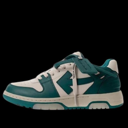 Off-White Out Of Office Low Top Sneakers Green/White (Women's)