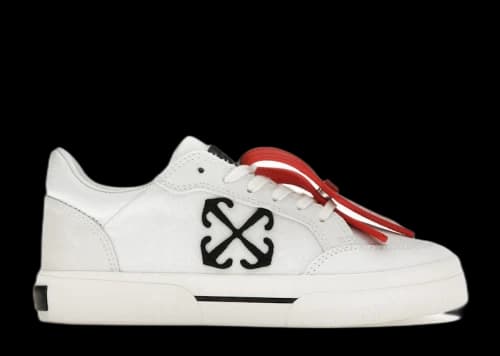 OFF-WHITE New Low Vulcanized White Black (Women's)