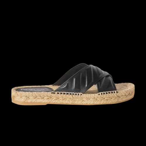 Off-White Diag Lea Crisscross Espadrilles 'Black' (Women's)