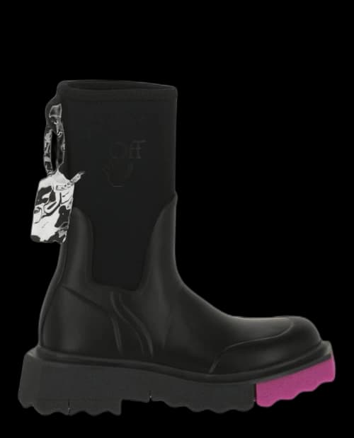 OFF-WHITE Sponge Rainboots Black (Women's)