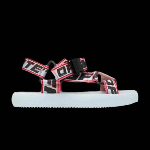 Off-White Trek Logo Strap Sandal 'Dusky Blue Pink' (Women's)