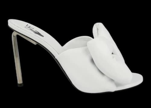 OFF-WHITE Bow High Allen Pointed Sandal White (Women's)