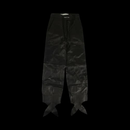 Off-White Leather Balloon Leg Pants 'Black'