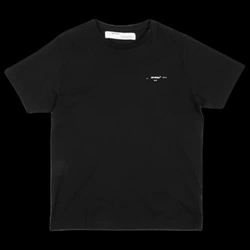 Off-White Slim Fit 3D Marker Graphic Print T-Shirt /White