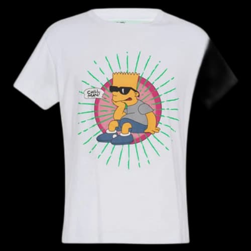 Off-White Bart Glasses SS Skinny Tee 'White'