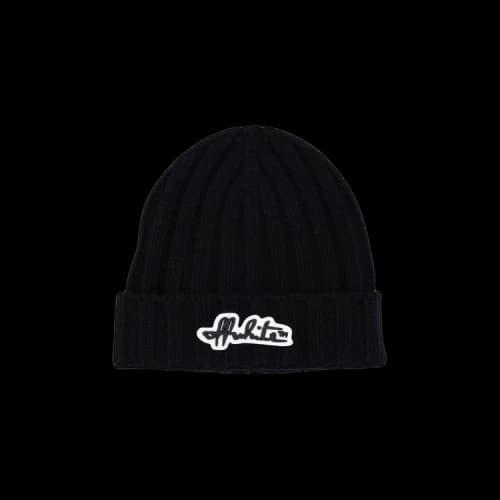 Off-White Chunky Logo Beanie 'Black'