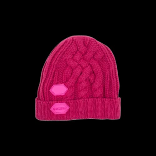 Off-White Logo Patch Beanie 'Fuchsia'
