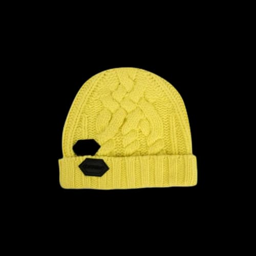 Off-White Logo Patch Beanie 'Yellow'