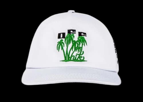 OFF-WHITE Island Baseball Cap White