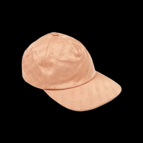 Off-White Satin Finish Logo Cap 'Nude'