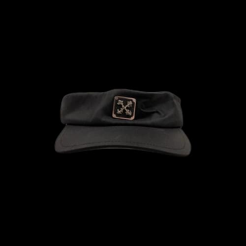 Off-White Metal Logo Nylon Visor 'Black'