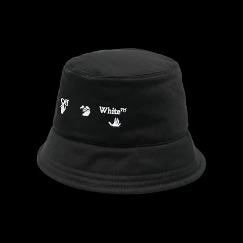 Off-White Swim Man Bucket Hat 'Black/White'