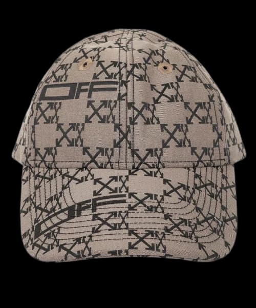 OFF-WHITE Monogram Baseball Cap Brown/Black