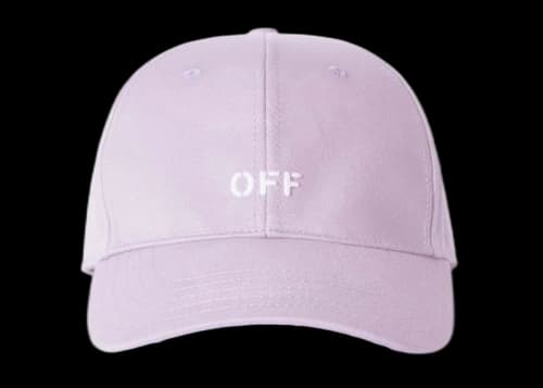 Off-White Off-Stamp Baseball Cap Lilac purple