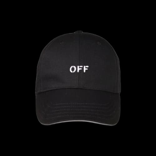 Off-White Drill Off Stamp Baseball Cap 'Burnished'