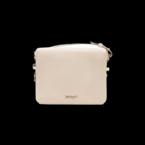 Off-White Leather Diag Flap Bag 'White'