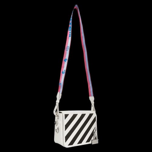 Off-White Off White Diag Flap Bag White Multicolor