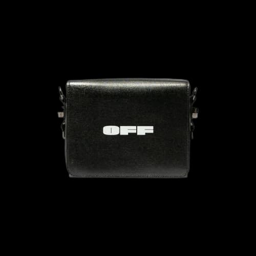 Off-White Logo Flap Bag 'Black'