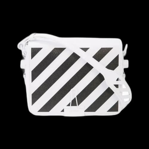 Off-White Diagonal Flap Bag 'White'