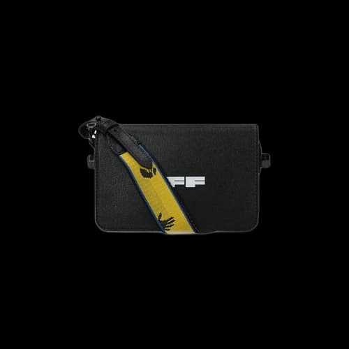 Off-White Logo Mini Flap Bag 'Black/White'