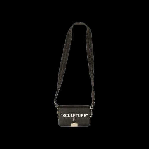 Off-White Sculpture Mini Flap Bag 'Black'