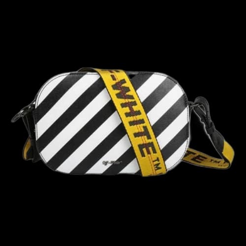 Off-White Black White Shoulder Bag Black White