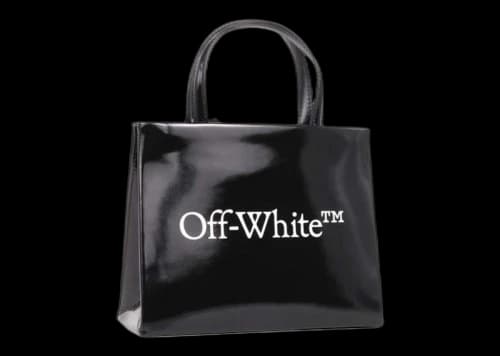 OFF-WHITE Mini Box Bag Black/White
