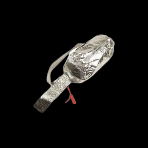 Off-White Froisse Bum Bag 'Silver'