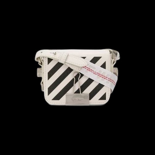 Off-White Diag Baby Flap Bag 'White'
