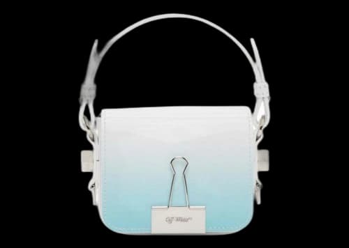 OFF-WHITE Degrade Baby Flap Bag Light Blue