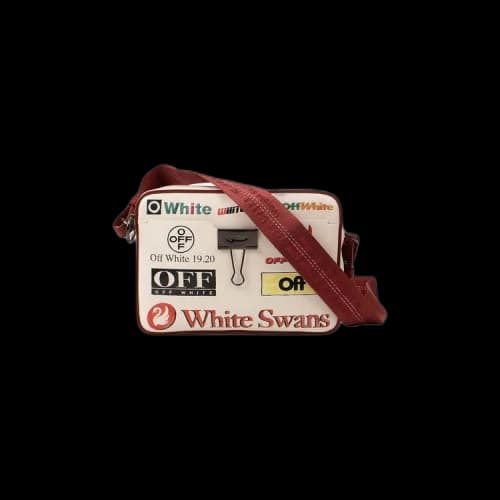 Off-White Logo Print Camera Bag 'White'