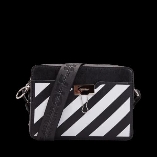 OFF-WHITE Camera Bag Diag Black White