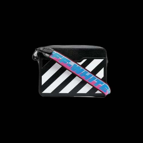 Off-White Diag Camera Bag 'Black/White'