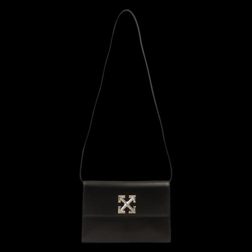 Off-White Leather Jitney 1.0 Bag 'Black'