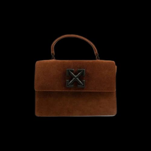 Off-White Mattone Suede Jitney Bag 'Brown'