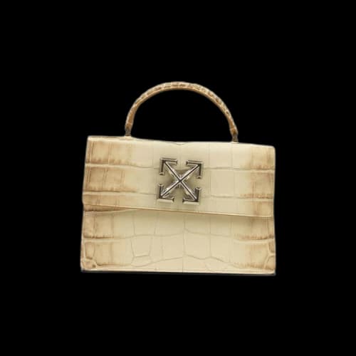 Off-White Shaded Croc Jitney 1.4 Bag 'Brown'