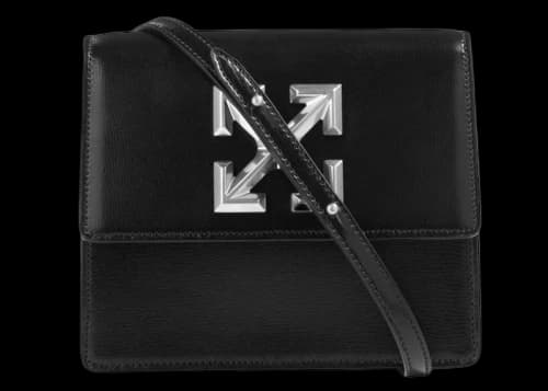 OFF-WHITE 0.7 Jitney Bag Black