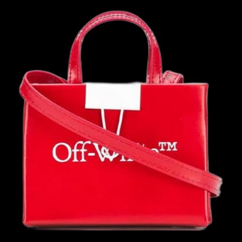 Off-White Baby Box logo Applique shoulder bag Red (Women's)