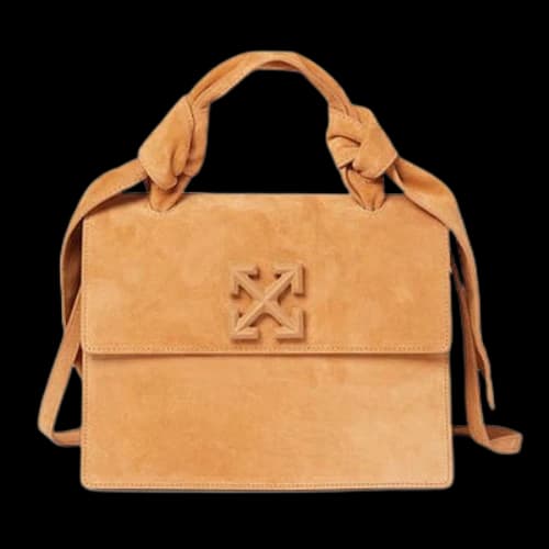 Off-White Jitney Suede Messenger Bag Yellow (Women's)