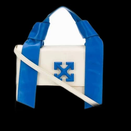 Off-White 2.8 Jitney Shoulder Bag Blue White (Women's)